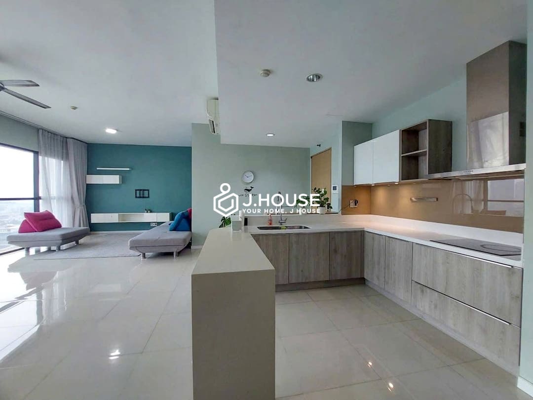 Spacious 2-br apartment for rent at The Ascent Thao Dien condo, HCMC