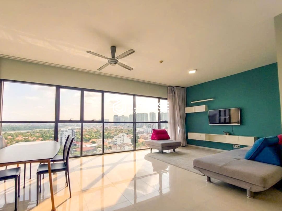 Spacious 2-br apartment for rent at The Ascent Thao Dien condo, HCMC