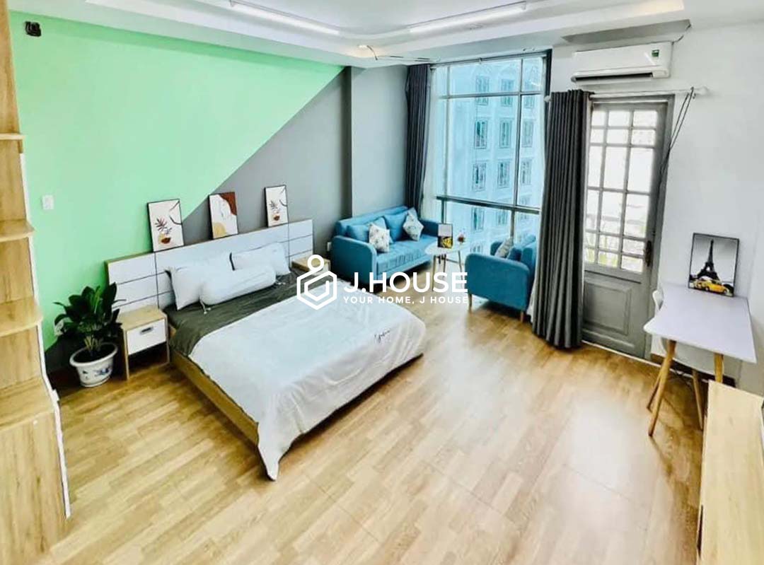 Bright 1-Bedroom For Rent in Binh Thanh near Thi Nghe Canal - Damara