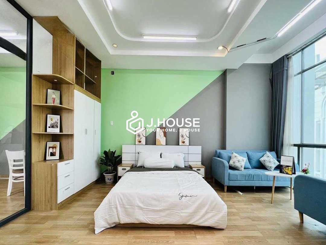 Bright 1-Bedroom For Rent in Binh Thanh near Thi Nghe Canal - Damara