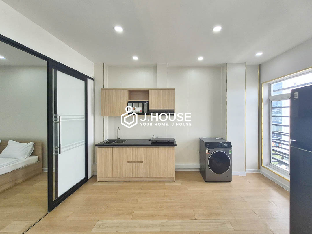 Spacious 1-Bedroom For Rent in Binh Thanh near D1 - Kai Apartment