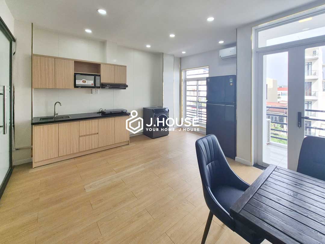 Spacious 1-Bedroom For Rent in Binh Thanh near D1 - Kai Apartment