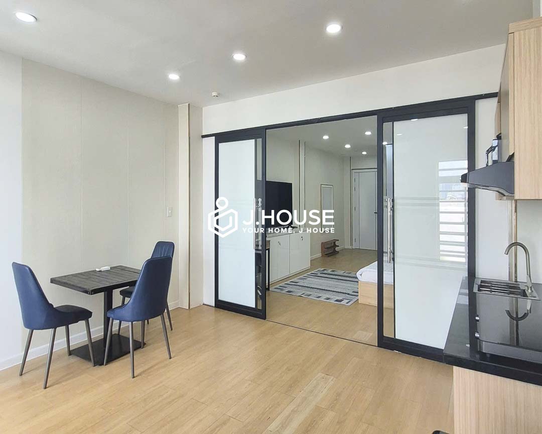 Spacious 1-Bedroom For Rent in Binh Thanh near D1 - Kai Apartment